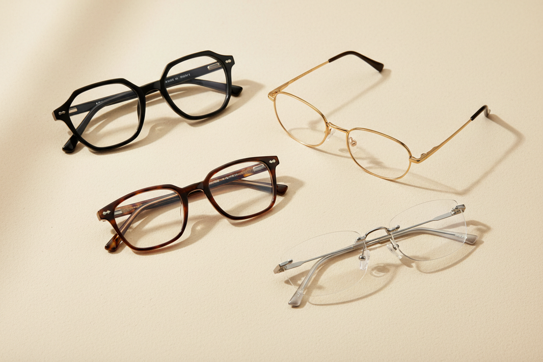 The Eyewear Trends Defining 2026: Geometric, Oval, Half-Rim and Rimless Frames