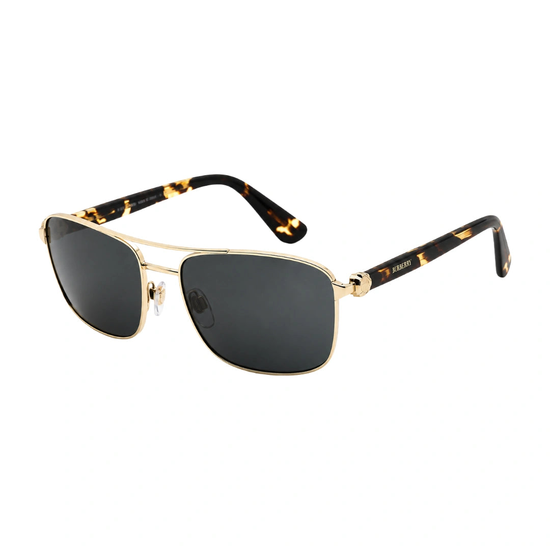 Burberry 0BE3163 | Structured Rectangular Designer Sunglasses-2