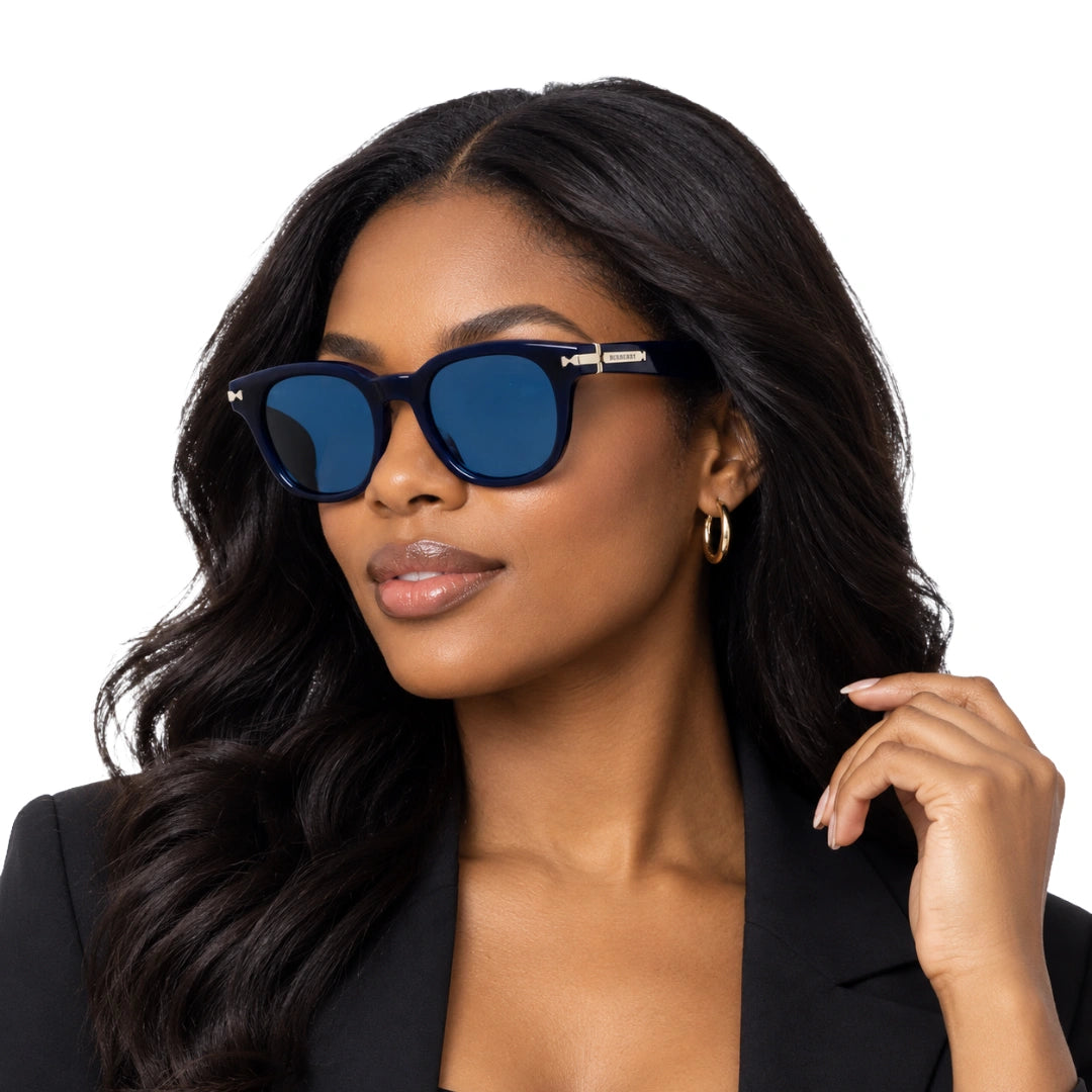Burberry 0BE4439 | Modern Designer Round Sunglasses-6