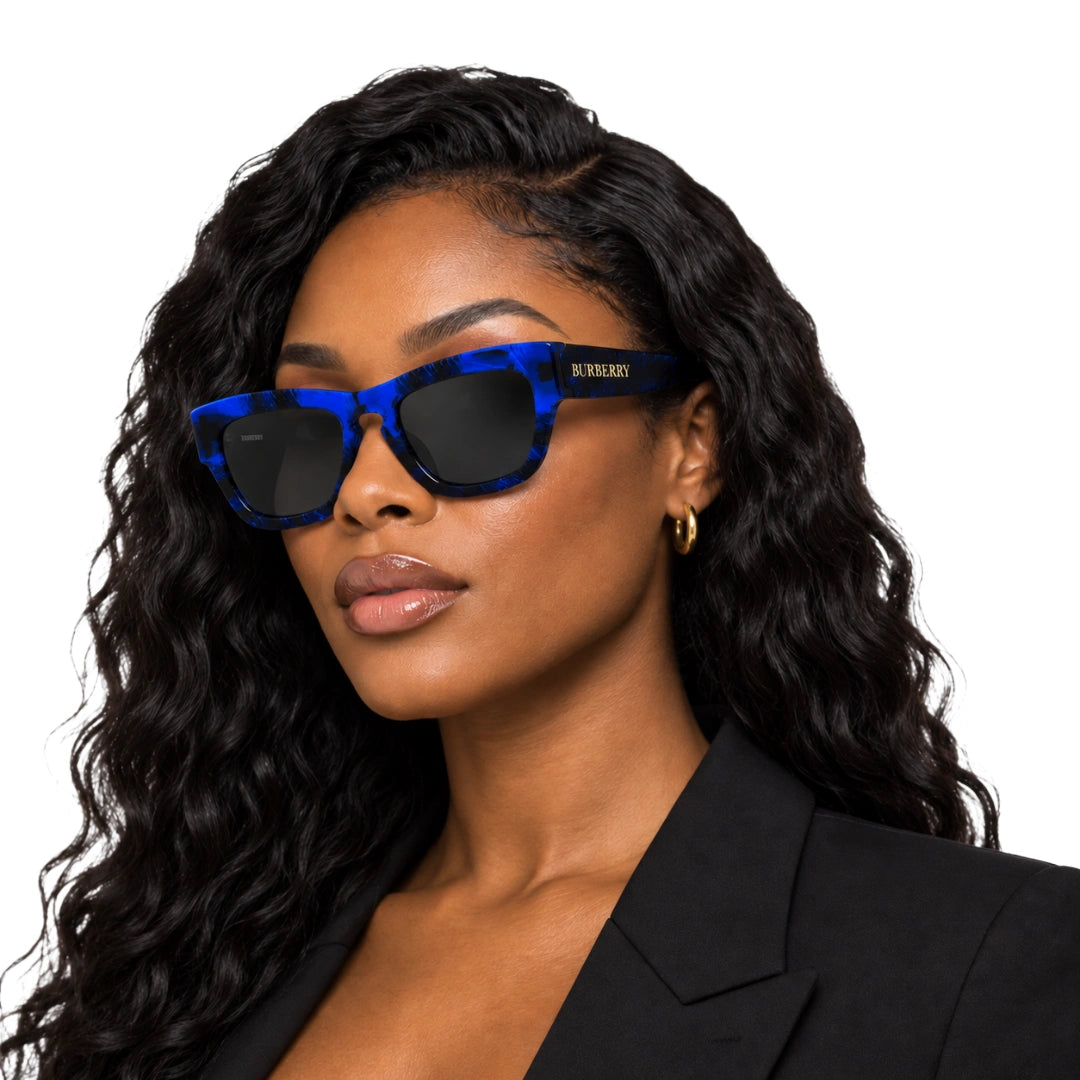 Burberry 0BE4440U | Signature Rectangular Designer Sunglasses-6