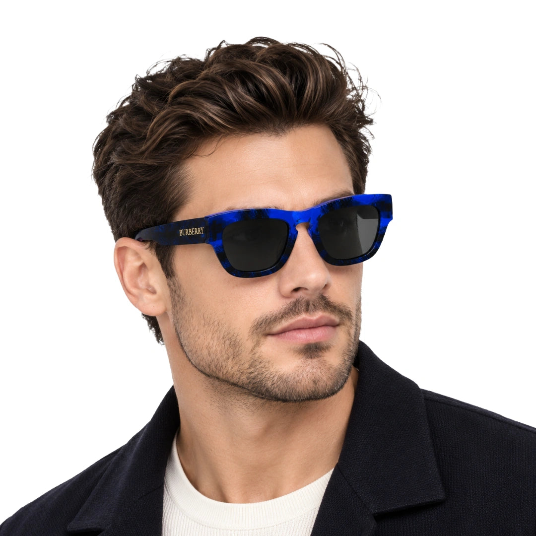 Burberry 0BE4440U | Signature Rectangular Designer Sunglasses-zoom-9