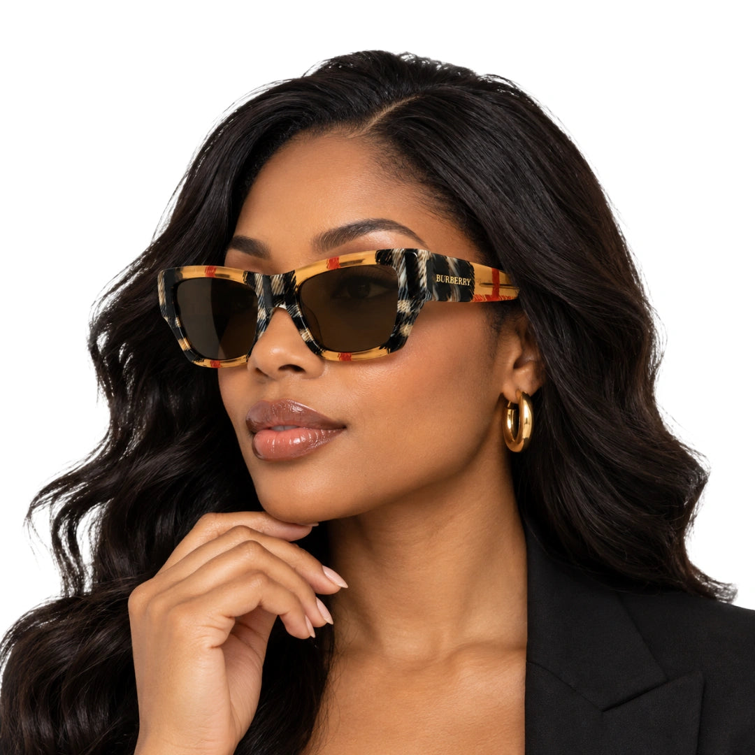 Burberry 0BE4441U | Elegant Cat-Eye Designer Sunglasses-8