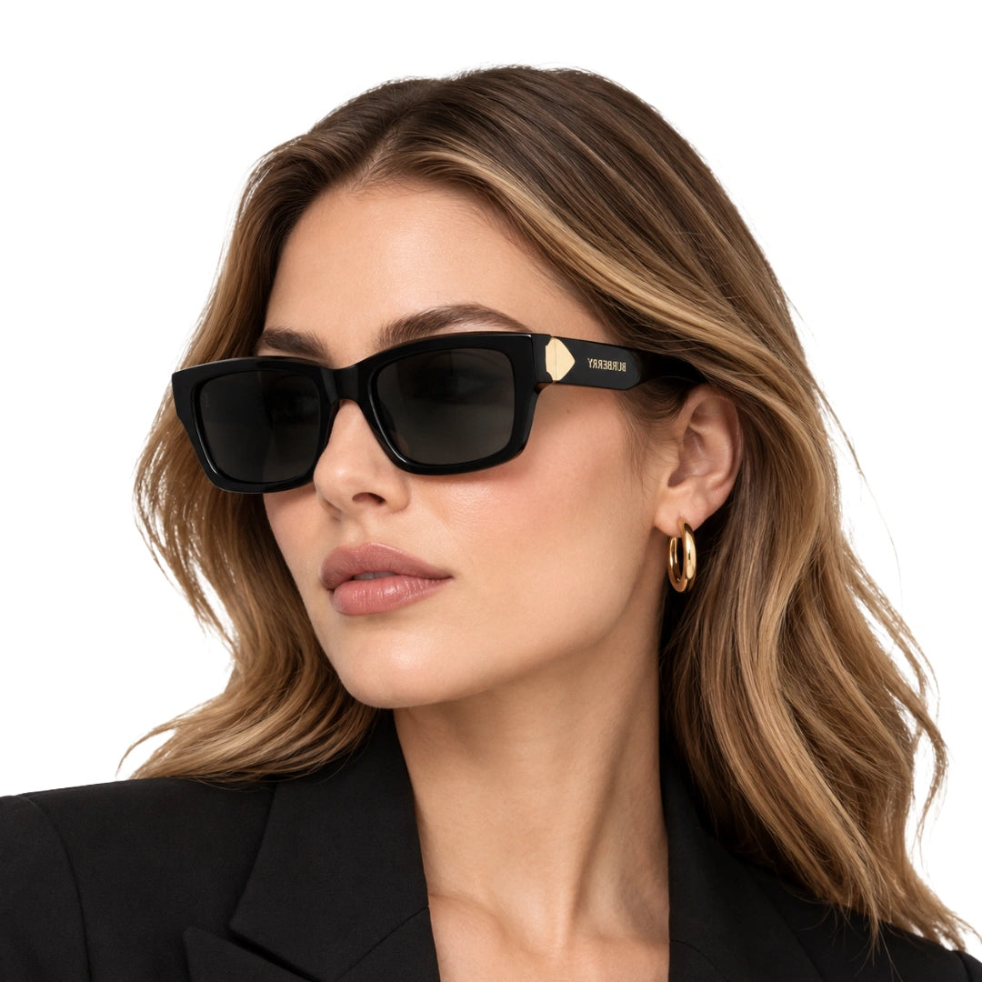 Burberry | Signature Rectangular Designer Sunglasses-zoom-8