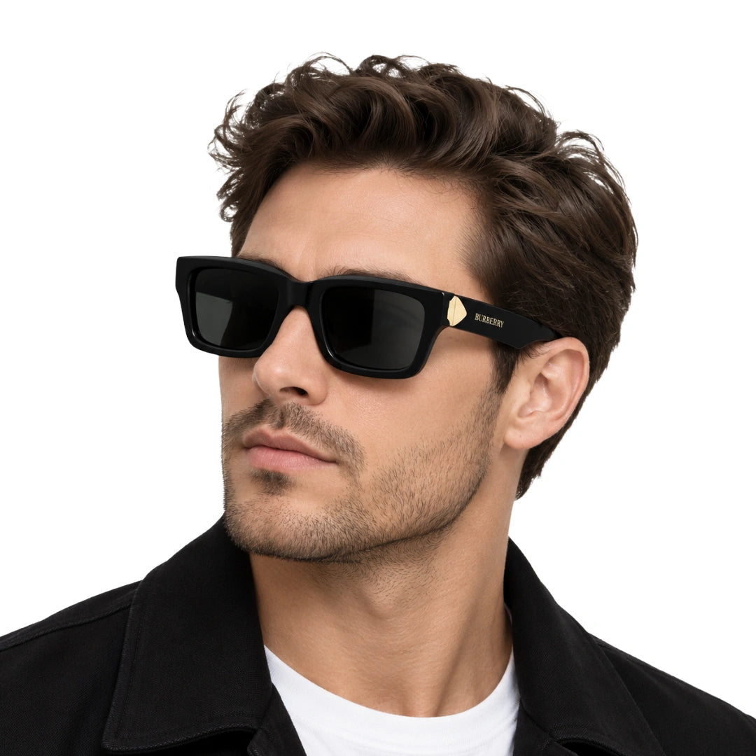 Burberry | Signature Rectangular Designer Sunglasses-9