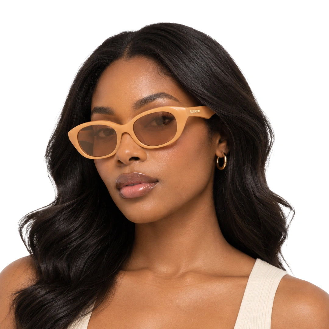 Burberry 0BE4447D | Rounded Oval Designer Sunglasses-6