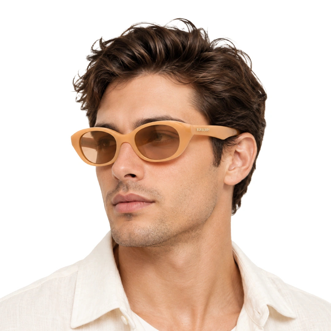 Burberry 0BE4447D | Rounded Oval Designer Sunglasses-9