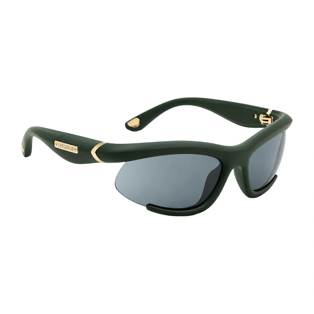Burberry 0BE4462 | Oval Wraparound Designer Sunglasses-14