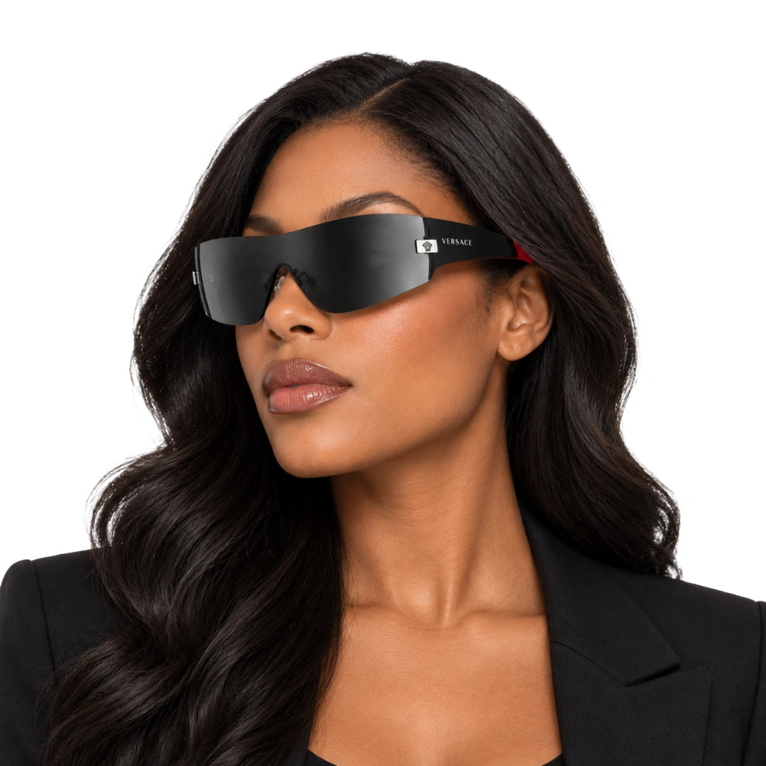 Versace 0VE2054 | Bold Shield Designer Sunglasses-8