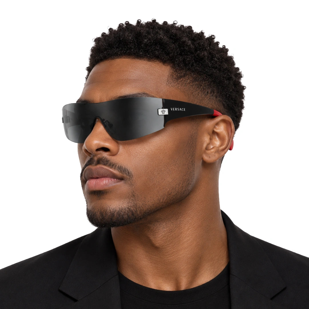 Versace 0VE2054 | Bold Shield Designer Sunglasses-9
