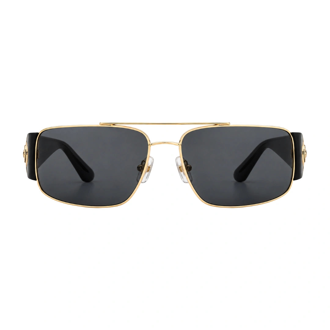 Versace 0VE2163 | Designer Rectangular Double-Bridge Sunglasses-1