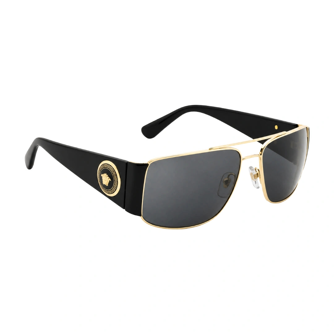 Versace 0VE2163 | Designer Rectangular Double-Bridge Sunglasses-5