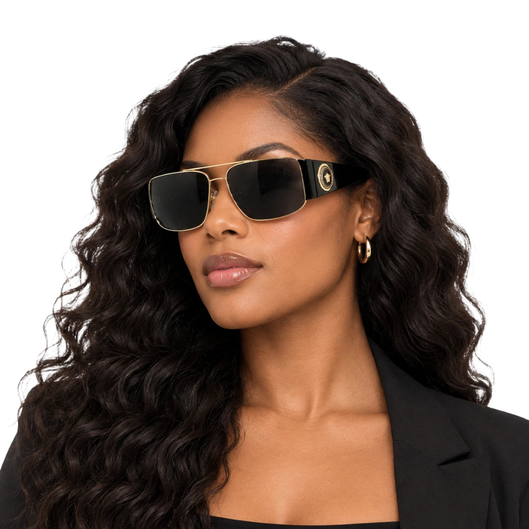 Versace 0VE2163 | Designer Rectangular Double-Bridge Sunglasses-zoom-6