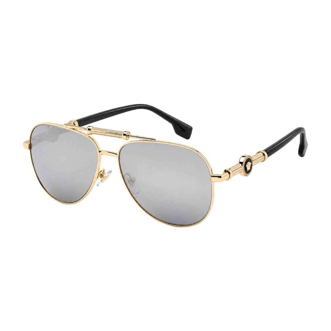 Versace 0VE2236 | Modern Gold Aviator Sunglasses