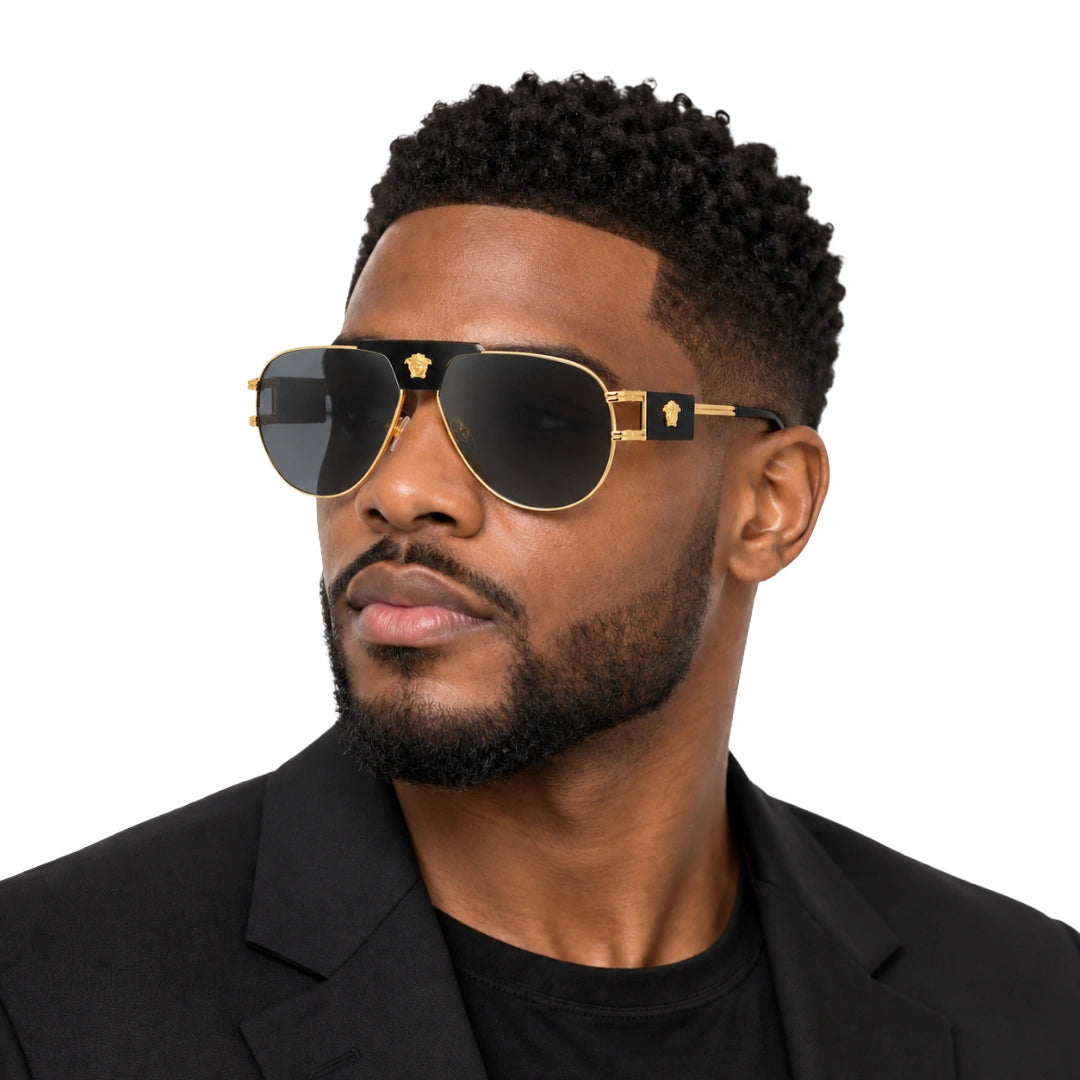 Versace 0VE2252 | Premium Designer Aviator Sunglasses-zoom-9