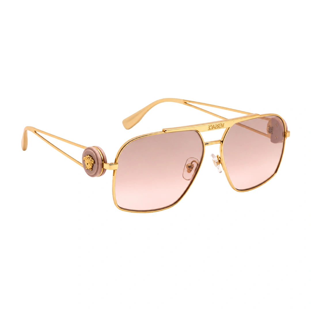 Versace 0VE2269 | Square Double-Bridge Metal Sunglasses-zoom-5