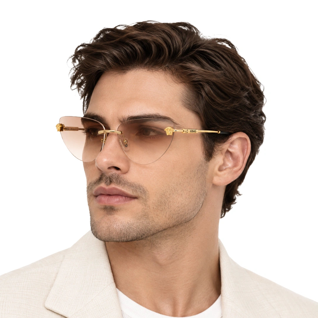 Versace 0VE2281 | Full-View Rimless Sunglasses-zoom-9