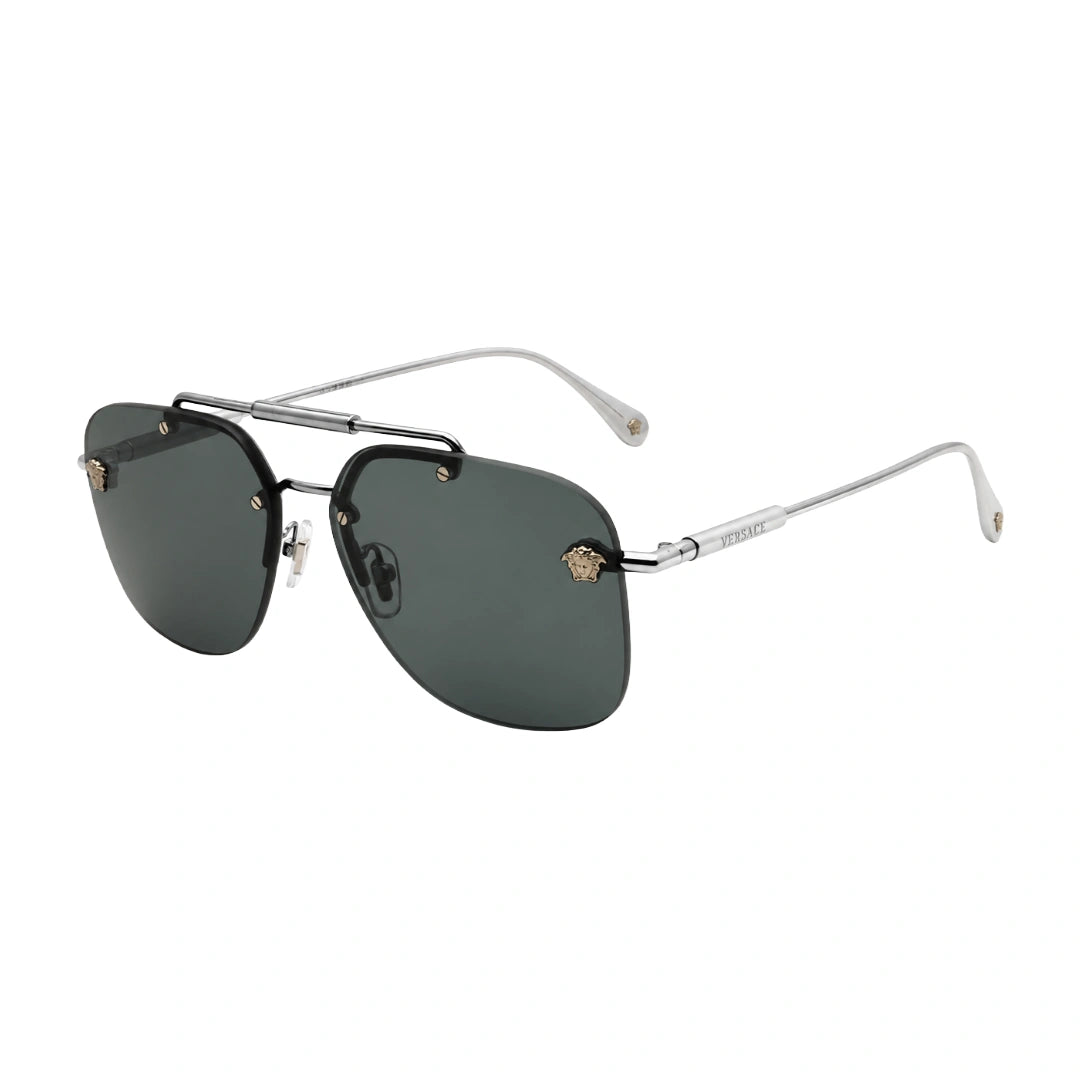 Versace 0VE2296 | Metal Navigator Double-Bridge Sunglasses-zoom-2