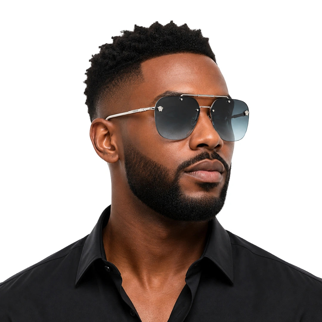 Versace 0VE2296 | Metal Navigator Double-Bridge Sunglasses-zoom-17