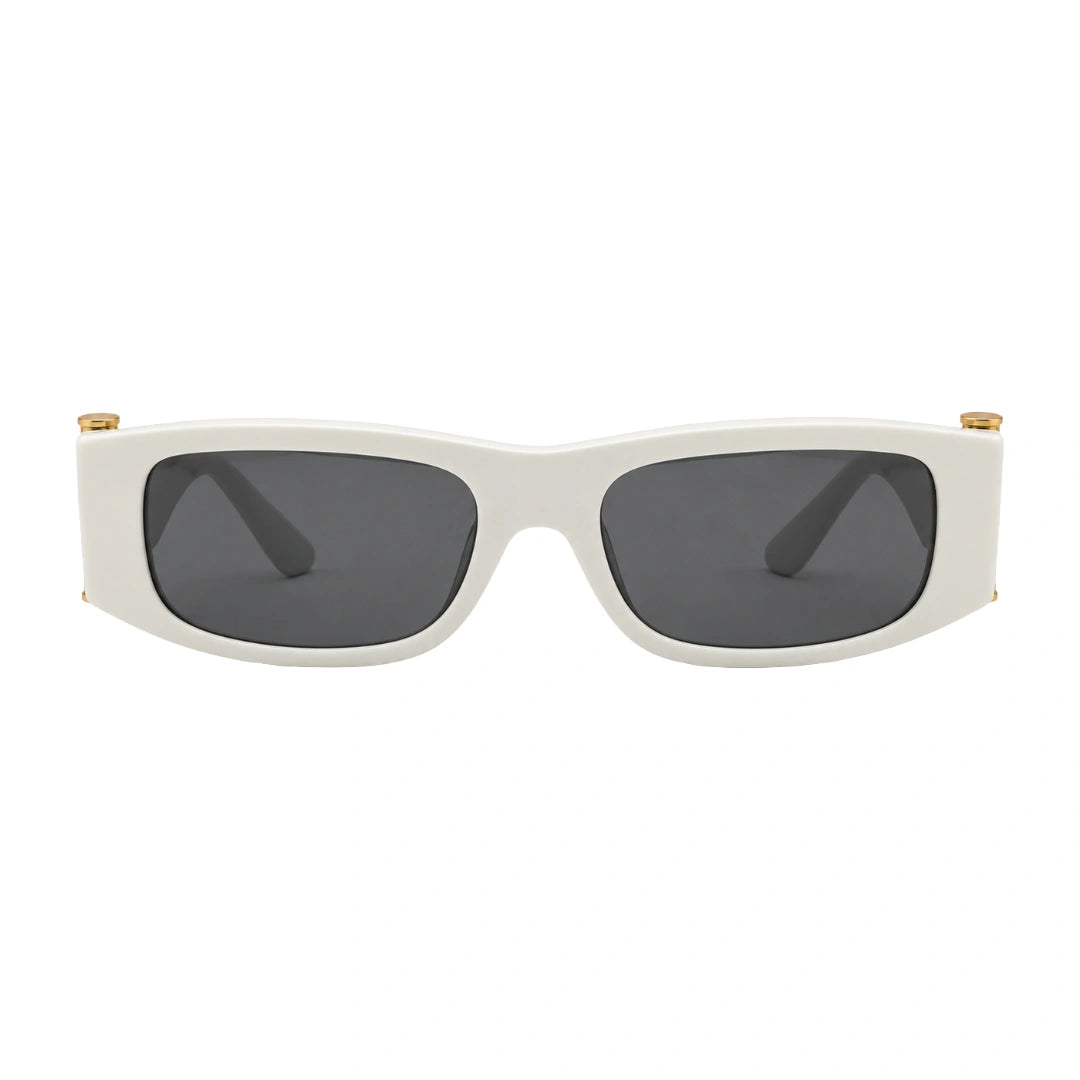 Versace 0VE4476U | Structured Rectangular Gold-Detail Sunglasses