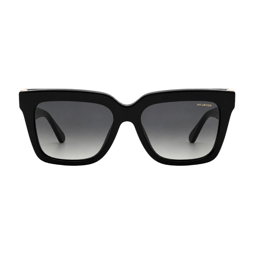 Versace 0VE4498 | Black Square Polarized Gradient Sunglasses