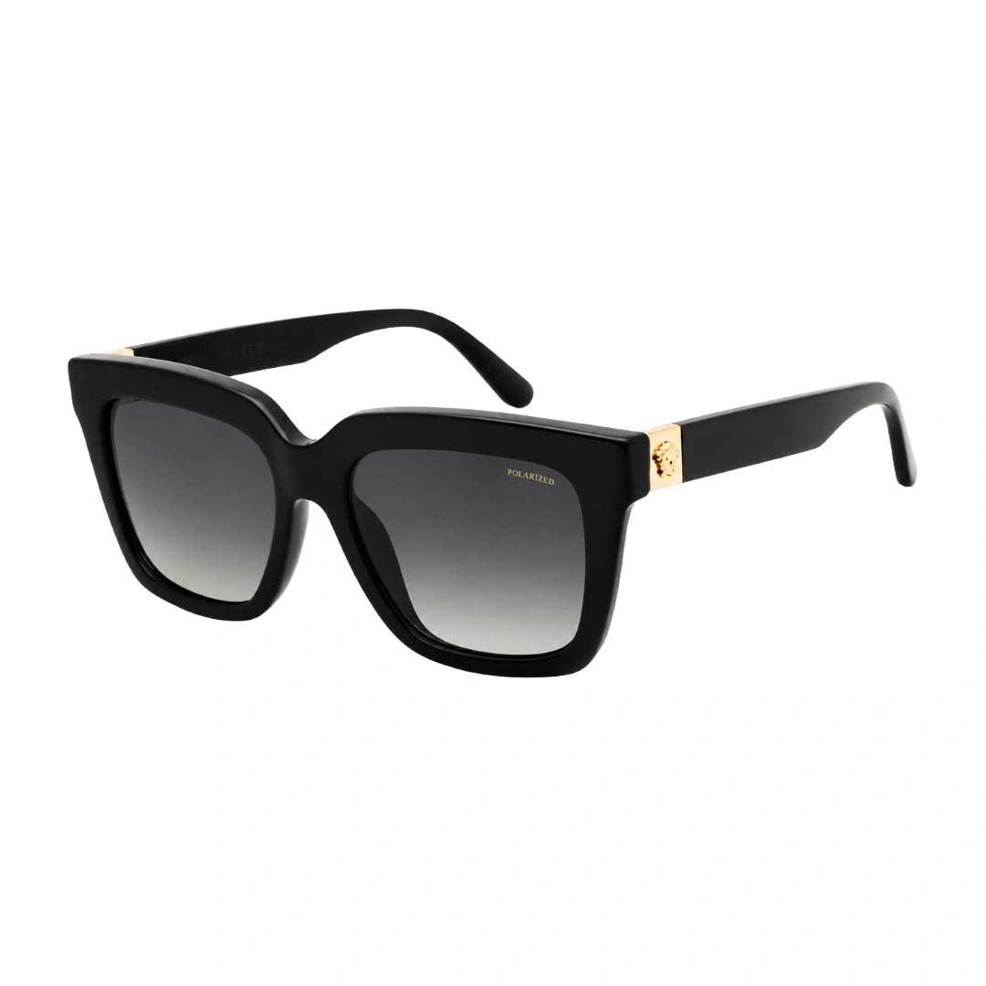Versace 0VE4498 | Black Square Polarized Gradient Sunglasses