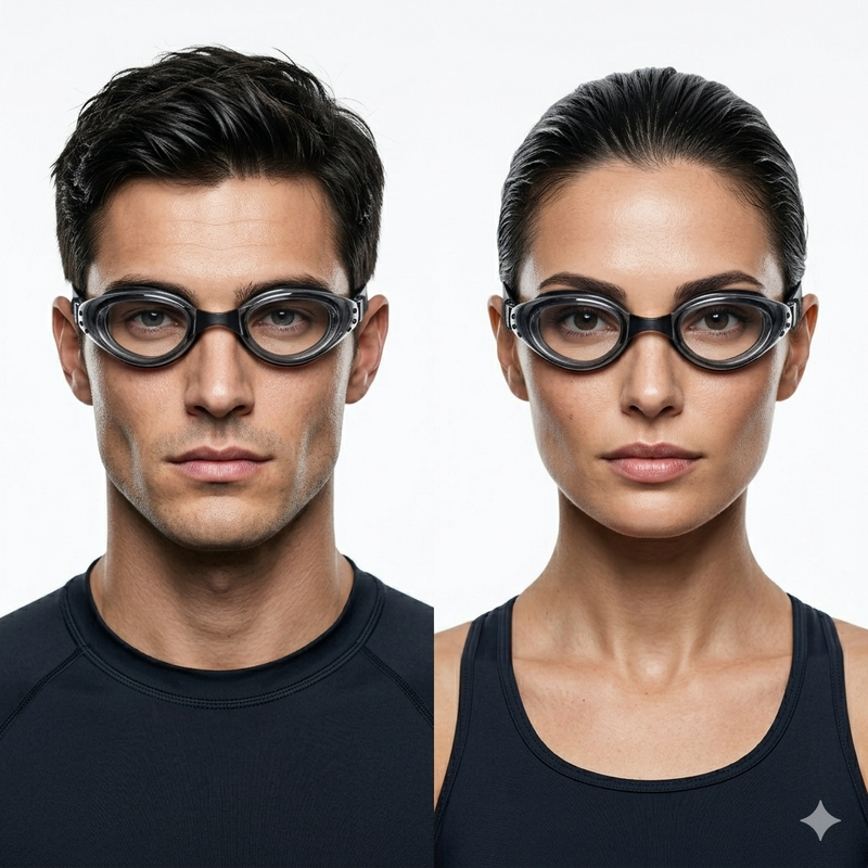 AquaVision Ready Glasses Swimming Goggles-zoom-