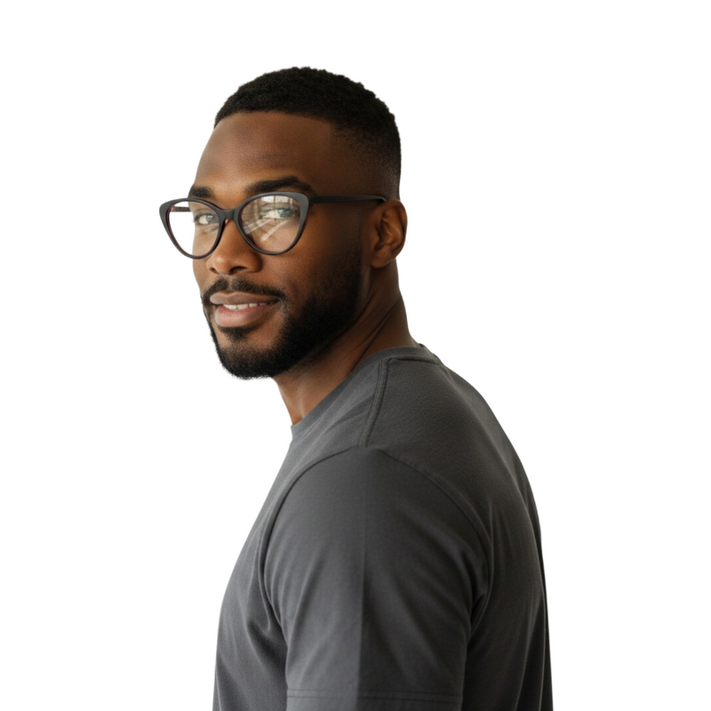 OS JJ FRAME 3207 Cat Eye Eyeglasses-zoom-