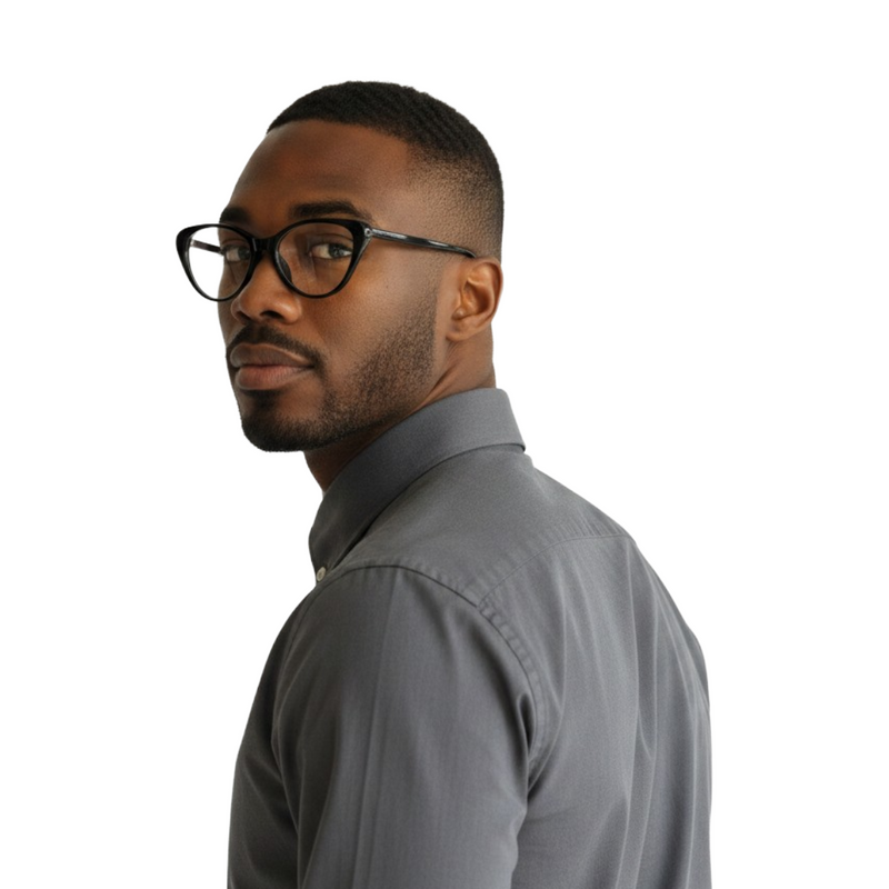 OS JJ FRAME 3207 Cat Eye Eyeglasses-zoom-