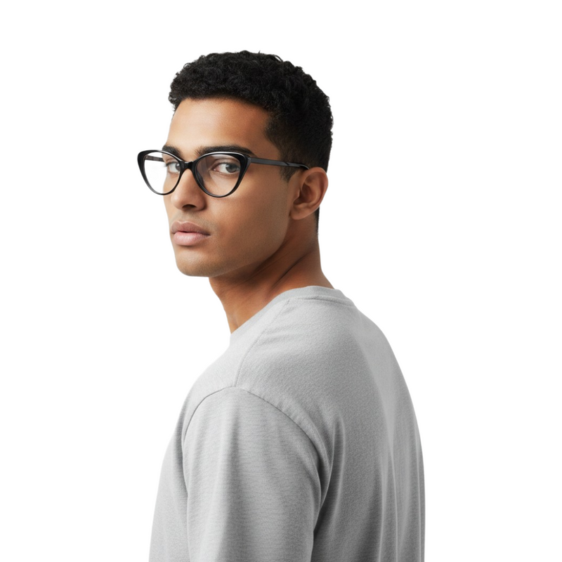 OS JJ FRAME 3207 Cat Eye Eyeglasses-zoom-