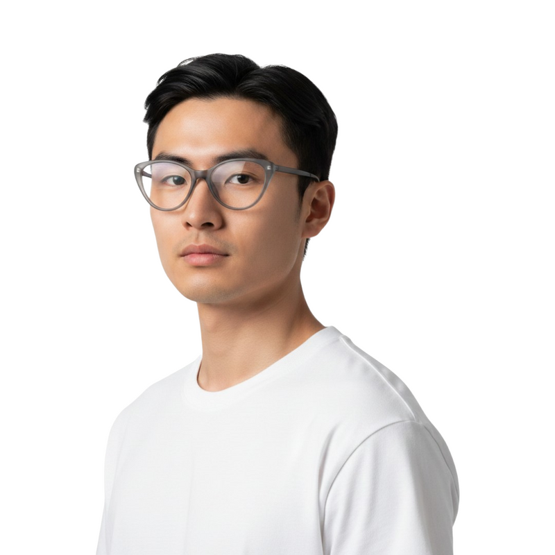 OS JJ FRAME 3207 Cat Eye Eyeglasses-zoom-