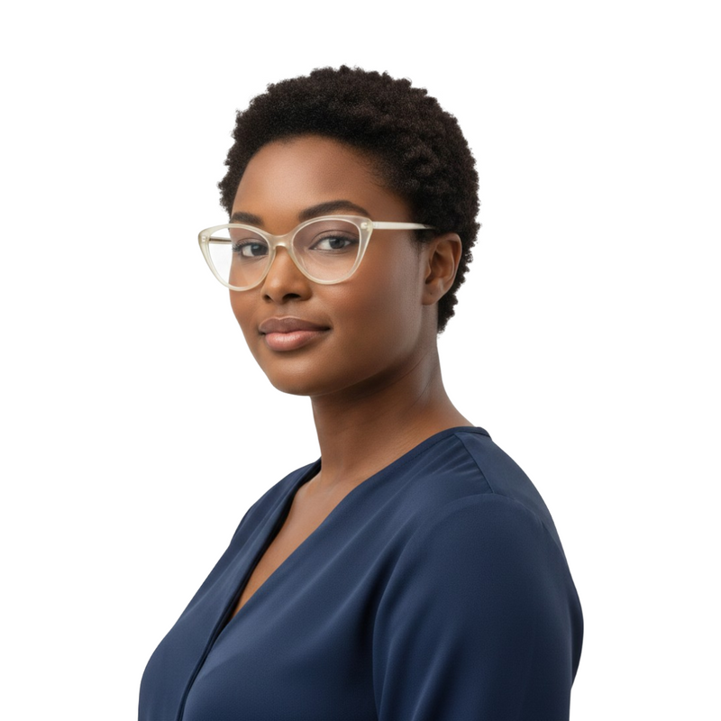 OS JJ FRAME 3207 Cat Eye Eyeglasses-zoom-