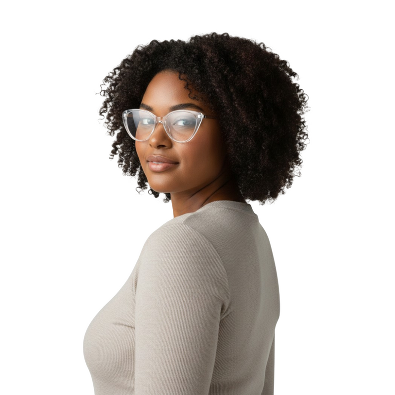 OS JJ FRAME 3207 Cat Eye Eyeglasses-zoom-