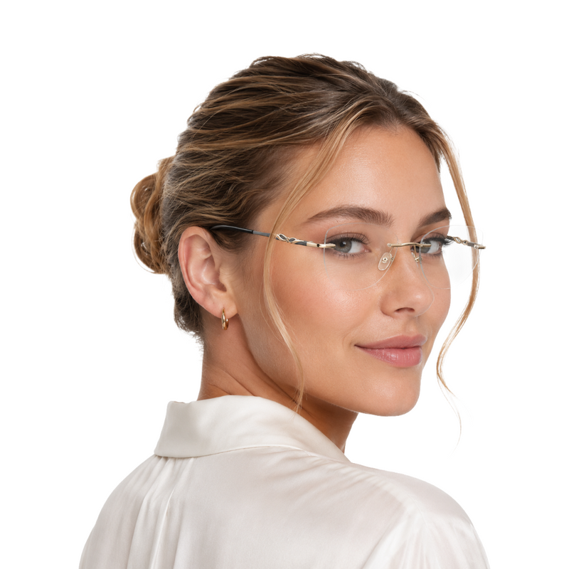 Zoe Miller Iconic Collection – ICN 3580 Rimless Optical Frame-zoom-