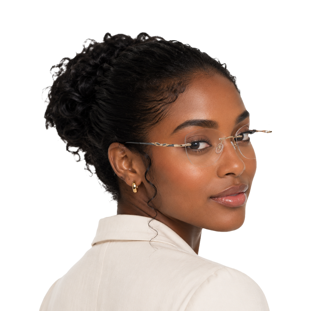 Zoe Miller Iconic Collection – ICN 3580 Rimless Optical Frame-7
