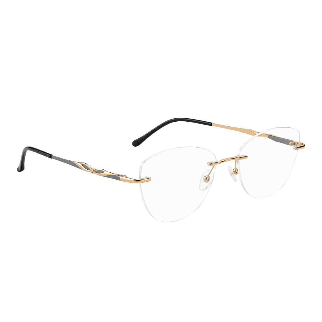 Zoe Miller Iconic Collection – ICN 3580 Rimless Optical Frame-5
