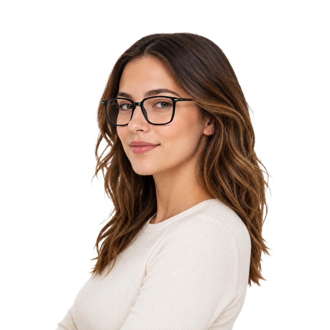 Zoe Miller Iconic Collection – ICN 3649 Black Optical Frame-6