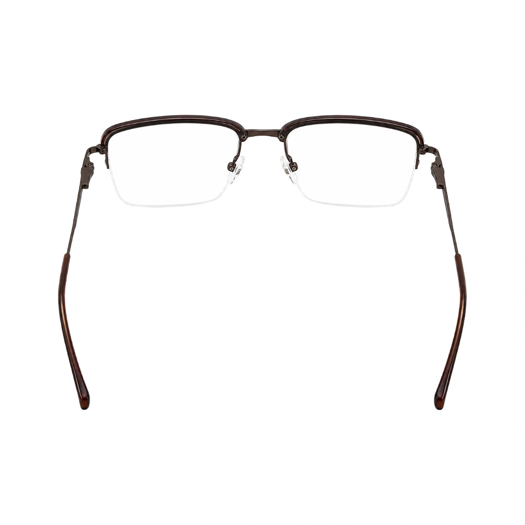 5STAR LINK 88612 | Half-Rim Browline Rectangular Prescription Eyeglasses-zoom-31