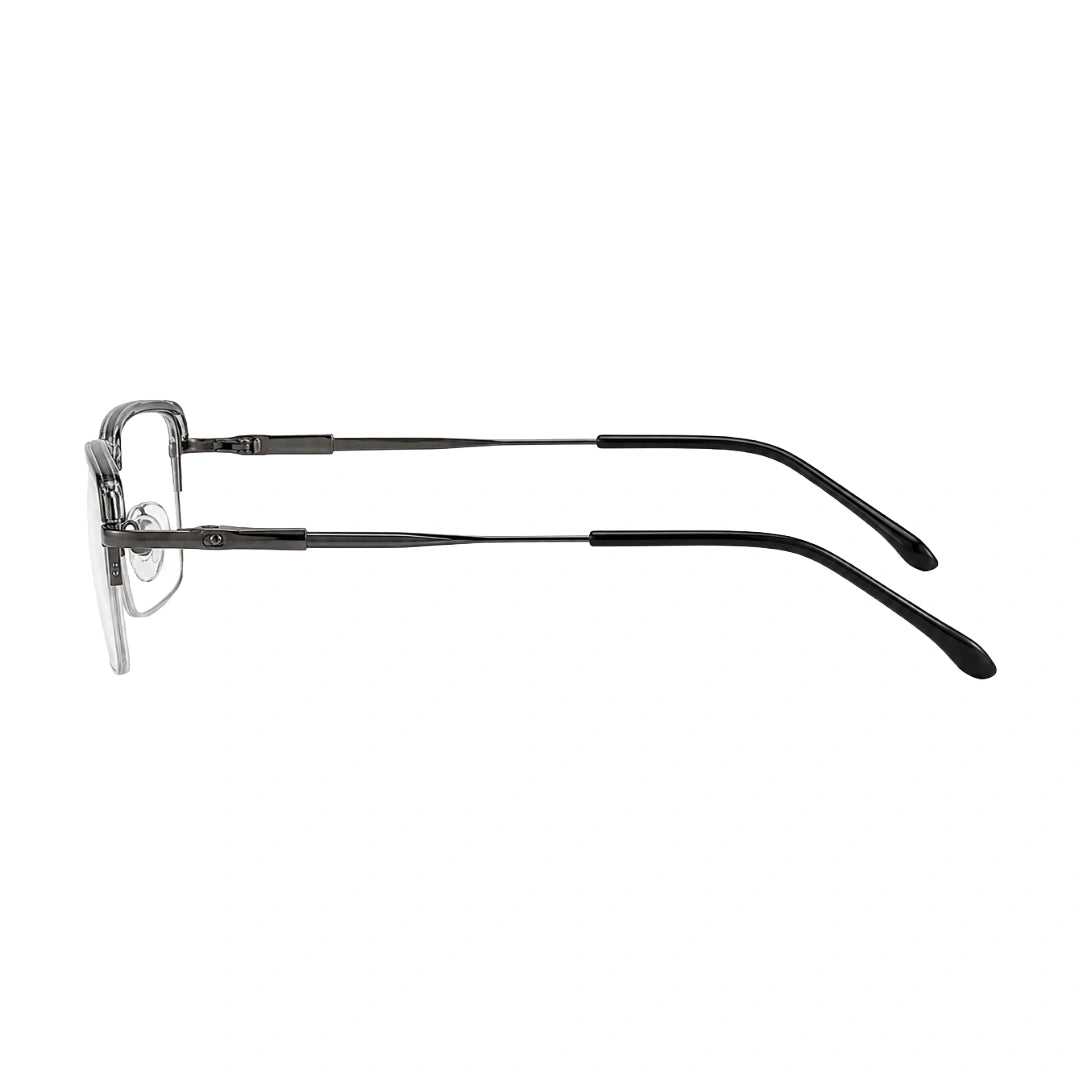 5STAR LINK 88612 | Half-Rim Browline Rectangular Prescription Eyeglasses-zoom-21