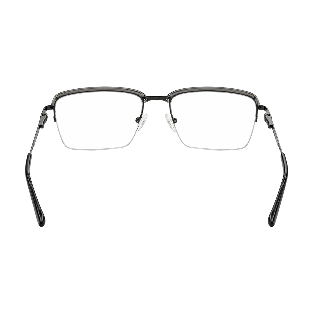 5STAR LINK 88612 | Half-Rim Browline Rectangular Prescription Eyeglasses-zoom-22