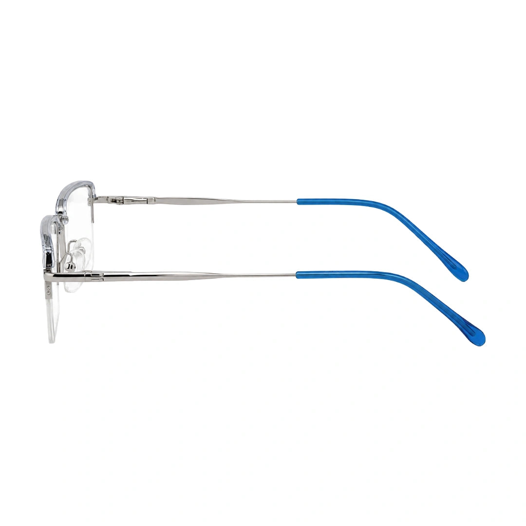 5STAR LINK 88612 | Half-Rim Browline Rectangular Prescription Eyeglasses-zoom-3
