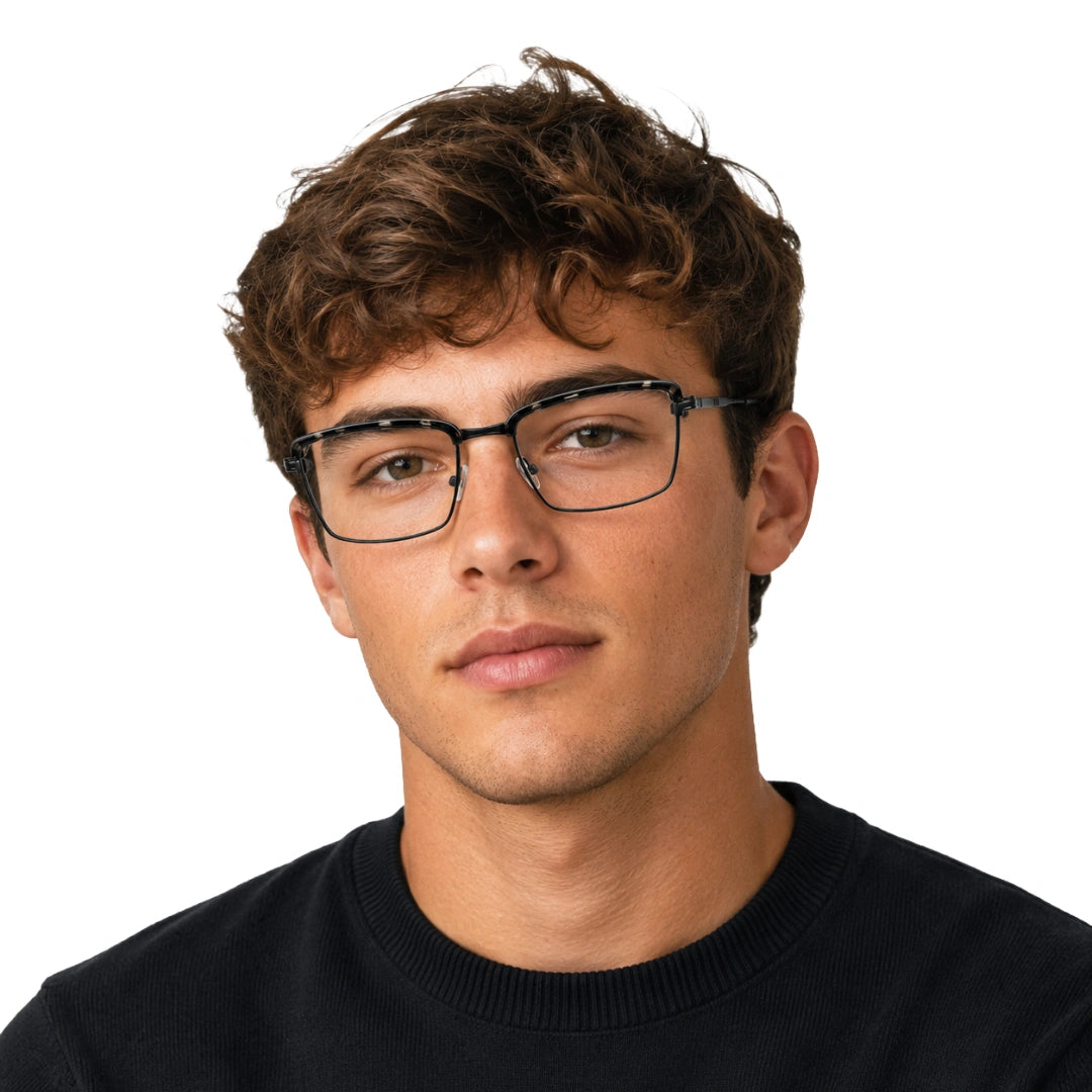 5STAR LINK 88613 | Structured Rectangular Prescription Eyeglasses-6