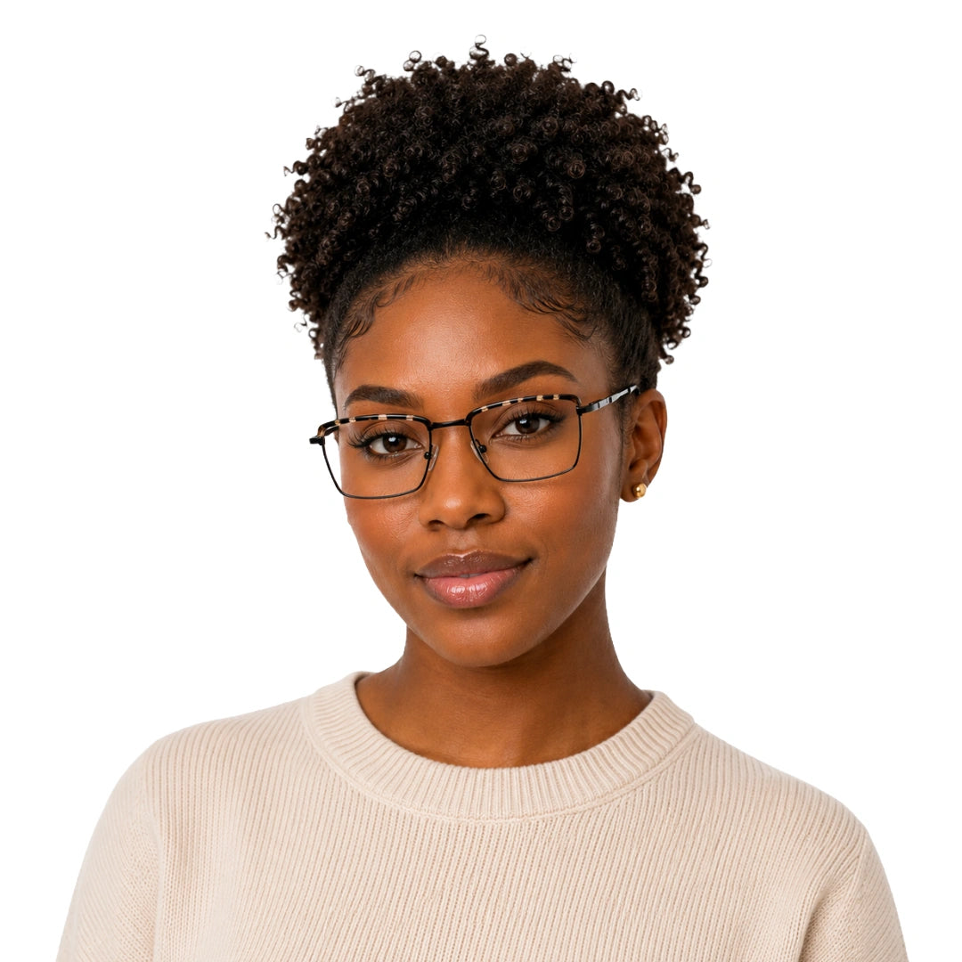 5STAR LINK 88613 | Structured Rectangular Prescription Eyeglasses-7