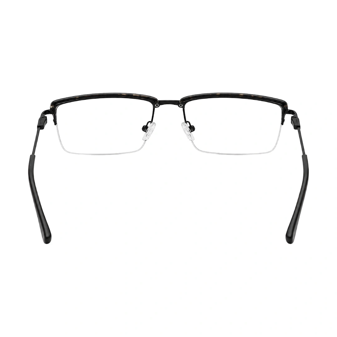 5STAR LINK 88614 | Half-Rim Rectangular Metal Eyeglasses-zoom-4