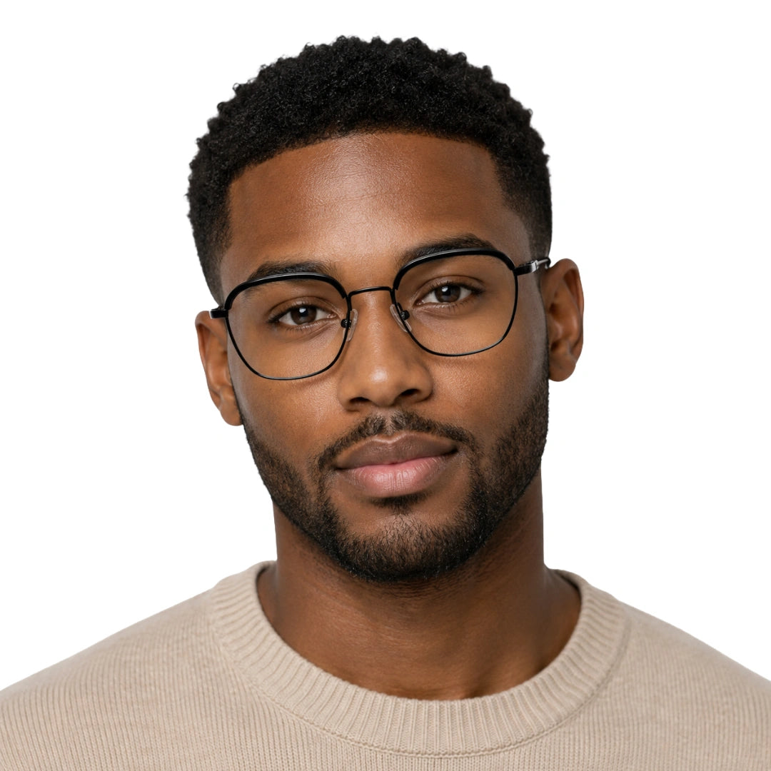 5STAR LINK 88619 | Lightweight Geometric Metal Eyeglasses-zoom-7