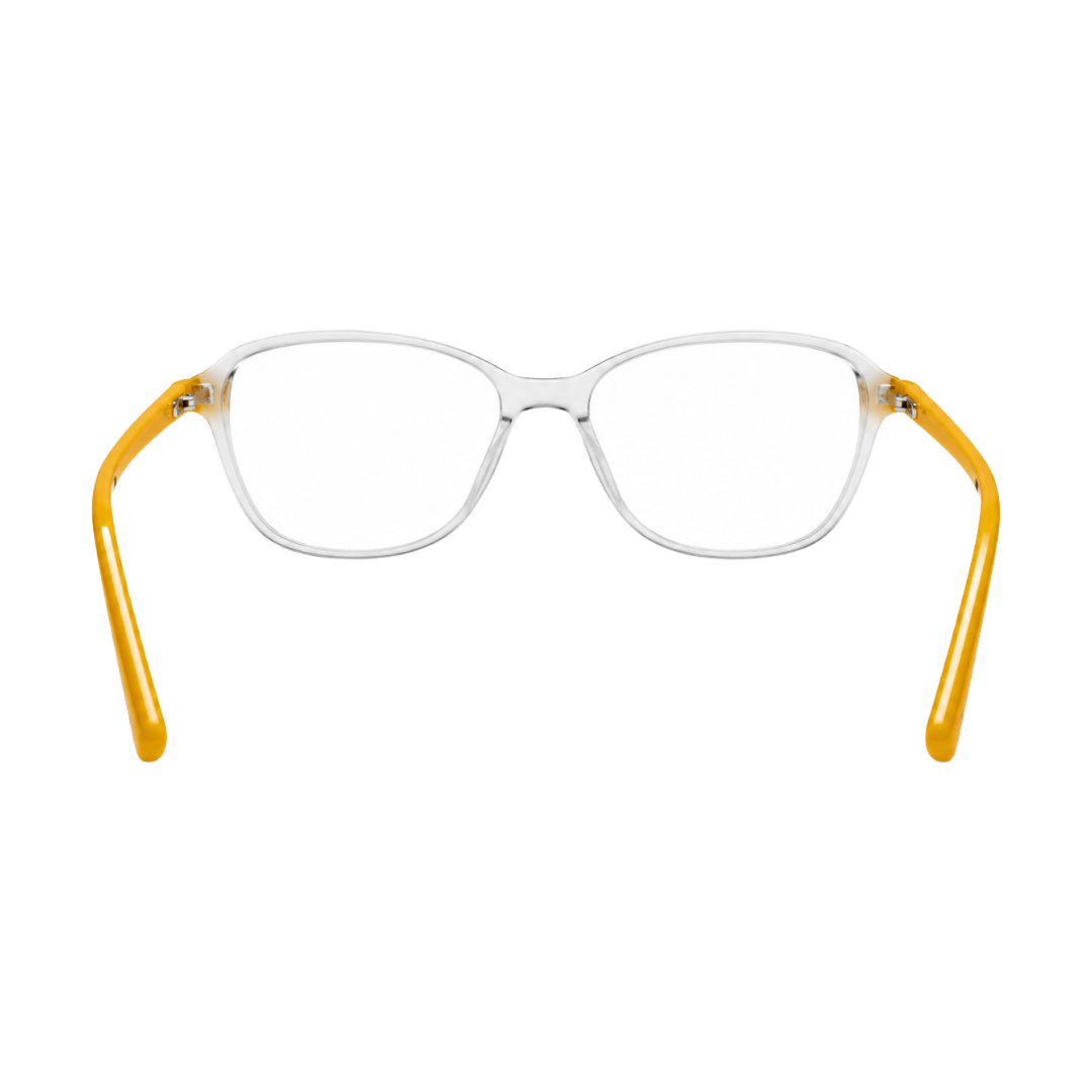 Zoe Miller Elite Collection – ZMM 9170 Crystal Yellow Geometric Optical Frame-4