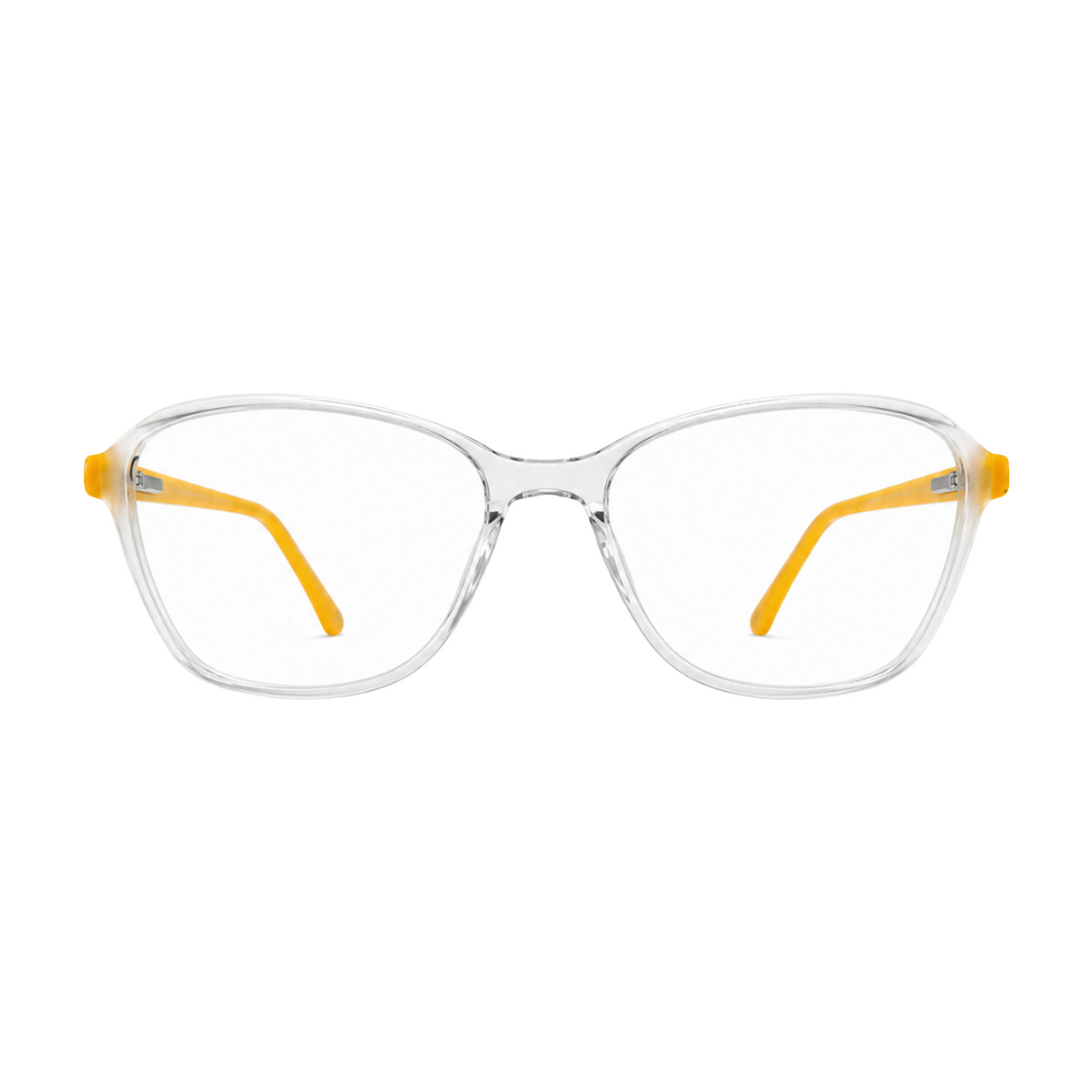 Zoe Miller Elite Collection – ZMM 9170 Crystal Yellow Geometric Optical Frame