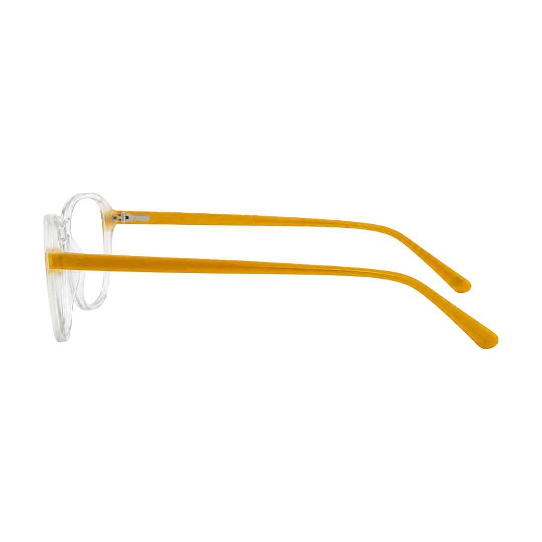Zoe Miller Elite Collection – ZMM 9170 Crystal Yellow Geometric Optical Frame-zoom-3