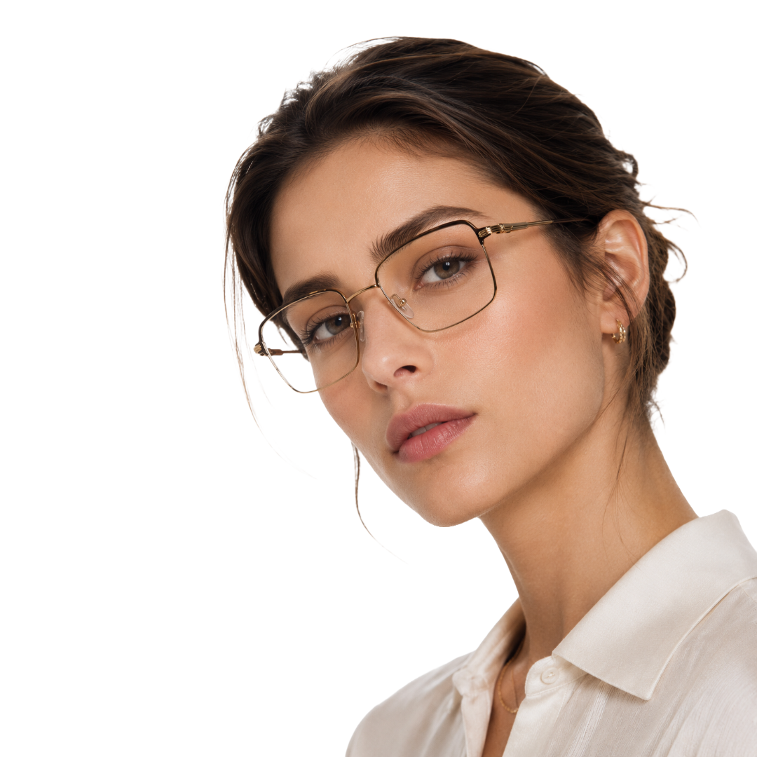 ELT 9196 Gunmetal Square Eyeglasses-22