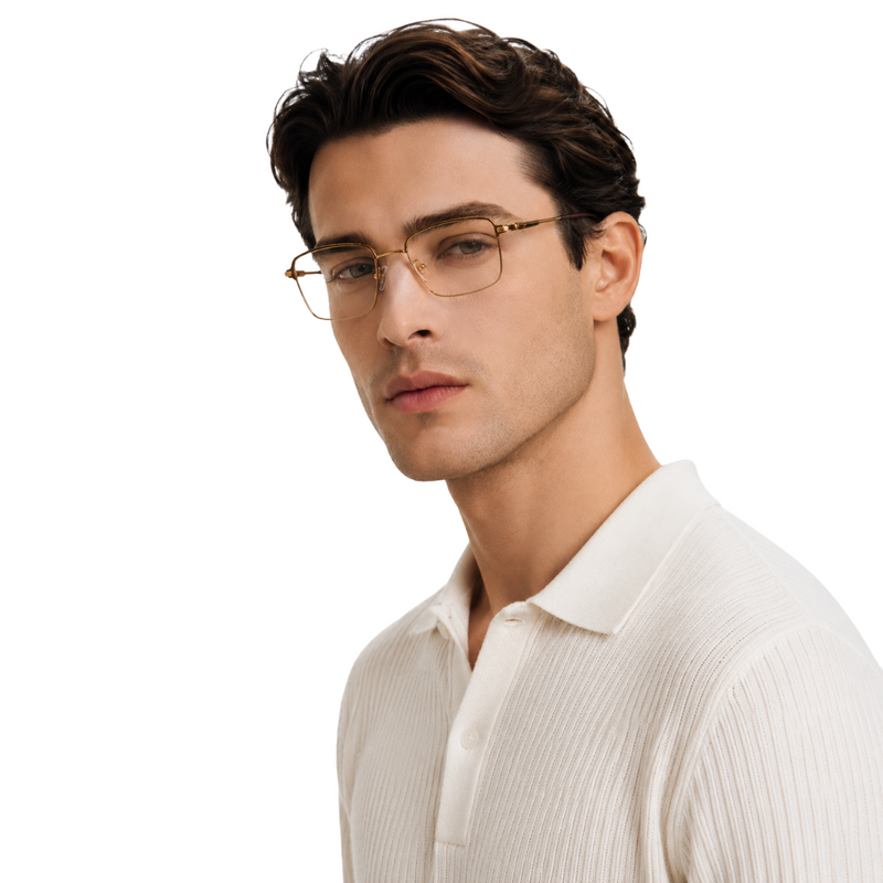 ELT 9196 Gunmetal Square Eyeglasses-zoom-