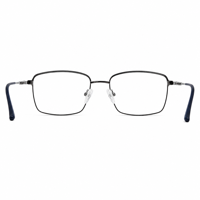 ELT 9196 Gunmetal Square Eyeglasses-zoom-
